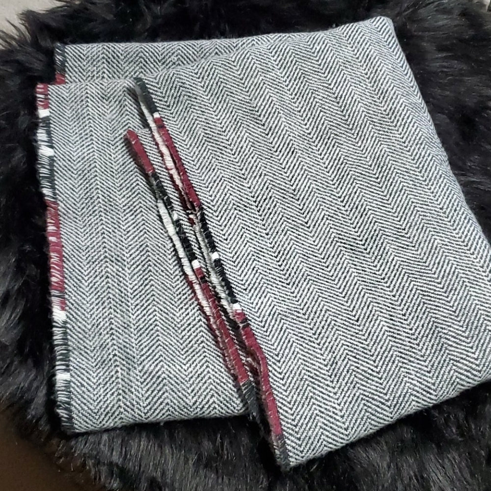 Infinity scarf, reversible - Picture 4 of 4